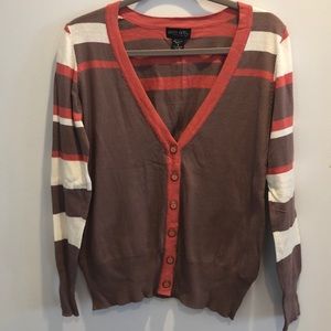 Striped cardigan